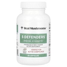 5 Defenders®, Mushroom Extract Powder, 90 Capsules