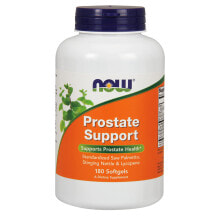 Витамины и БАДы для мужчин nOW Foods Prostate Support Комплекс для здоровья предстательной железы 180 капсул