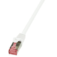 Кабели и разъемы для аудио- и видеотехники Сетевой кабель Белый  LogiLink 1.5m Cat.6 S/FTP  1,5 m Cat6 S/FTP (S-STP) CQ2041S
