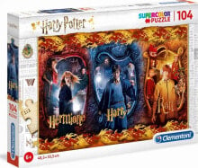 Clementoni Puzzle 104 elementów Hermione, Harry, Ron. Harry Potter