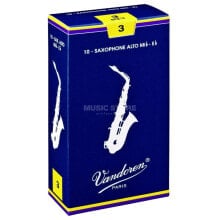 Vandoren Classic Alto Sax Reeds 3.5 Box of 10