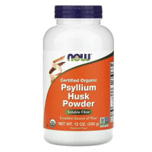 Certified Organic, Psyllium Husk Powder, 12 oz (340 g)