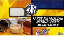 Купить краски для рисования для детей ASTRA: Astra Farby plakatowe 6 kolorów/10 ml metaliczne