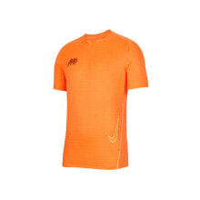Мужские спортивные футболки мужская футболка спортивная оранжевая с логотипом Nike Dry Mercurial Strike
