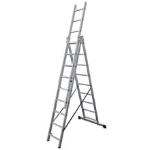 EDM Aluminium Transformable Ladder 3x9 Steps