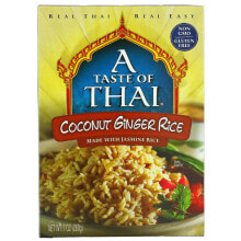 Рис a Taste Of Thai, Рис с кокосом и имбирем, 200 г (7 унций)