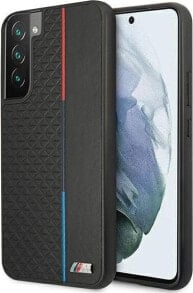 BMW Etui BMW BMHCS22MTRTBK Samsung Galaxy S22+ Plus czarny/black hardcase M Collection Triangles