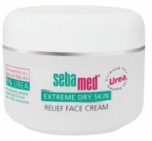 Gesichtscreme für sehr trockene Haut mit Harnstoff - Sebamed Extreme Dry Skin Relief Face Cream 5% Urea