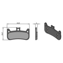 BRENTA CICLO Performance Tech Cura 4 Formula disc brake pads