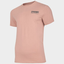Мужские спортивные футболки мужская спортивная футболка розовая с надписью T-shirt 4F M H4L22-TSM024 64S