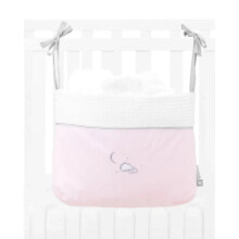 KIKKABOO Diaper Basket With Dream Big Ties