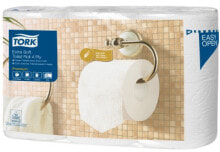 Туалетная бумага и бумажные полотенца Tork 110405  Туалетная бумага премиум-класса 4 слоя 150 листов белого цвета 6 рулонов