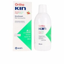 Ortho Kin Mouthwash Ополаскиватель для полости рта без алкоголя, со вкусом клубники и мяты 500 мл