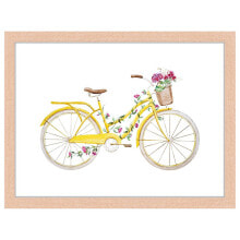 Купить декор и освещение Milan Moon: Bild Yellow Bicycle