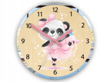 Wanduhr Panda Ballerina