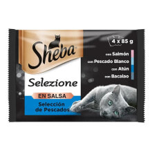 MARS Sheba Cuisine Selection Fish Box 4x85g Cat Snack 13 Units