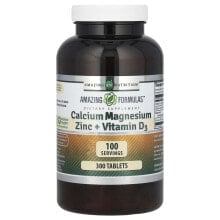 Amazing Formulas, Calcium Magnesium Zinc + Vitamin D3, 500 Tablets