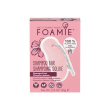 Foamie Shampoo Bar for Damaged Hair Нежный твердый шампунь с экстрактом гибискуса и крапивы для поврежденных волос 80 г