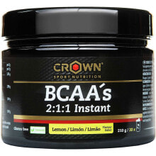 CROWN SPORT NUTRITION BCAAs Instant Lemon Powder 210g