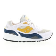 Купить белые мужские кроссовки Saucony: Saucony Shadow 6000 S70441-4 Mens White Synthetic Lifestyle Sneakers Shoes 9