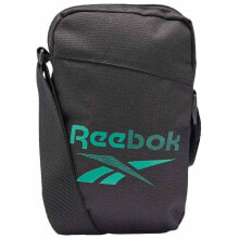 Мужские сумки через плечо мужская сумка через плечо спортивная тканевая маленькая планшет черная REEBOK Training Essentials