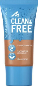 Foundation Clean & Free Skin Tint Rose Beige 36, 30 ml