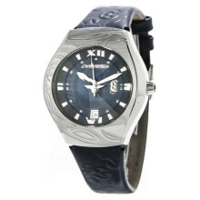 Мужские наручные часы с ремешком мужские часы с черным кожаным ремешком Chronotech CT7694L-04