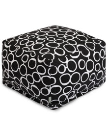 Majestic Home Goods fusion Ottoman Square Pouf 27