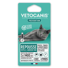 Средства от блох и клещей для кошек Пипетки от блох и клещей VETOCANIS 2 - для кошек - защита 2x 1 месяц