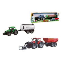 JUGATOYS Tractor With Teequree 52x9x7.5 cm Assorted