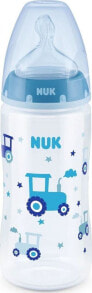 Bottles and niblers for kids nUK Nuk butelka FC+ PP 360ml z wskażnikiem temperatury smoczek silikonowy 6-18m-cy XL