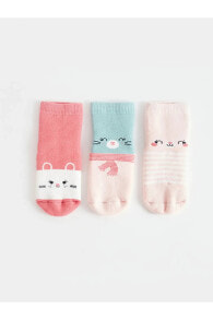 Kız Bebek Soket Çorap 3'lü