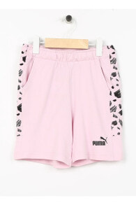 Lastikli Bel Normal Pembe Erkek Şort 67334862 ESS+ PUMA MATES Shorts TR