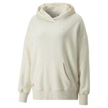 Puma Infuse Oversized Pullover Hoodie Womens Off White Casual Outerwear 53564365 купить онлайн