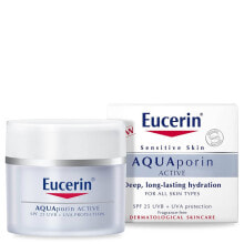 Увлажнение и питание кожи лица Eucerin Aquaporin Active SPF25+ Интенсивно увлажняющий дневной крем для всех типов кожи 50 мл
