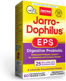 Пребиотики и пробиотики Jarrow Formulas Jarro-Dophilus EPS 25 Billion Live Bacteria Пробиотик для поддержки здоровья кишечника и иммунитета - 25 млрд КОЕ - 6 штаммов - 60 веганских капсул