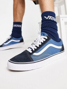 Купить мужские кроссовки и кеды Vans: Vans Old Skool trainers in blue