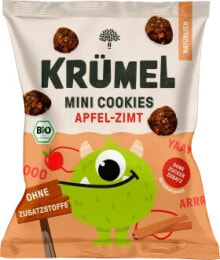 Kindersnack Mini Monster Cookies Apfel Zimt, ab 3 Jahren, 50 g