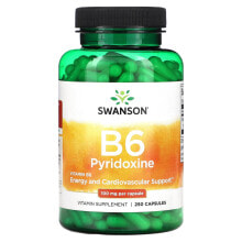 B6 Pyridoxine, 100 mg, 250 Capsules