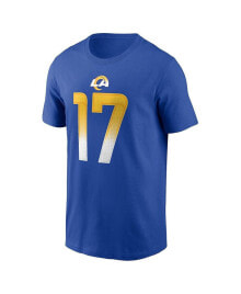 Nike men's Puka Nacua Royal Los Angeles Rams Player Name and Number T-shirt