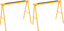 Sawhorses for sawing logs