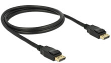 DeLOCK 1m Displayport 1.2a Черный 83805