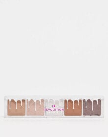 I Heart Revolution – Mini Chocolate – Lidschattenpalette in der Farbe White Vanilla Cream