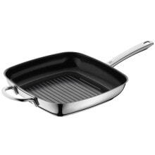 Frying pans and saucepans durado 07.4844.6021 - Square - Grill pan - Stainless steel - CeraProtect - 400 °C - Stainless steel
