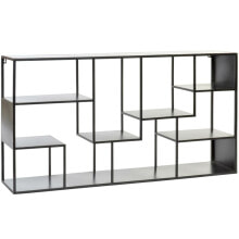 Shelves DKD Home Decor Black Metal 120 x 20 x 60 cm