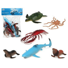 Set of Wild Animals Ocean 6 Pieces