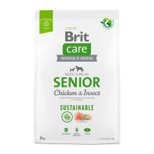 BRIT Care Dog Sustainable Senior Chicken And Insect 3kg Dog Food