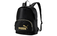 PUMA Logo运动 书包背包双肩包 中号 男女同款情侣款 黑色 / Рюкзак PUMA Logo 075716-03