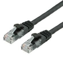 Cable channels vALUE 20m UTP Cat.6a - 20 m - Cat6a - U/UTP (UTP) - RJ-45 - RJ-45 - Black