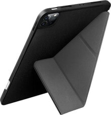 Чехлы для планшетов etui на планшете Uniq UNIQ etui Трансформа iPad Pro 12,9" (2021) Противомикробный черный/эбеновый черный